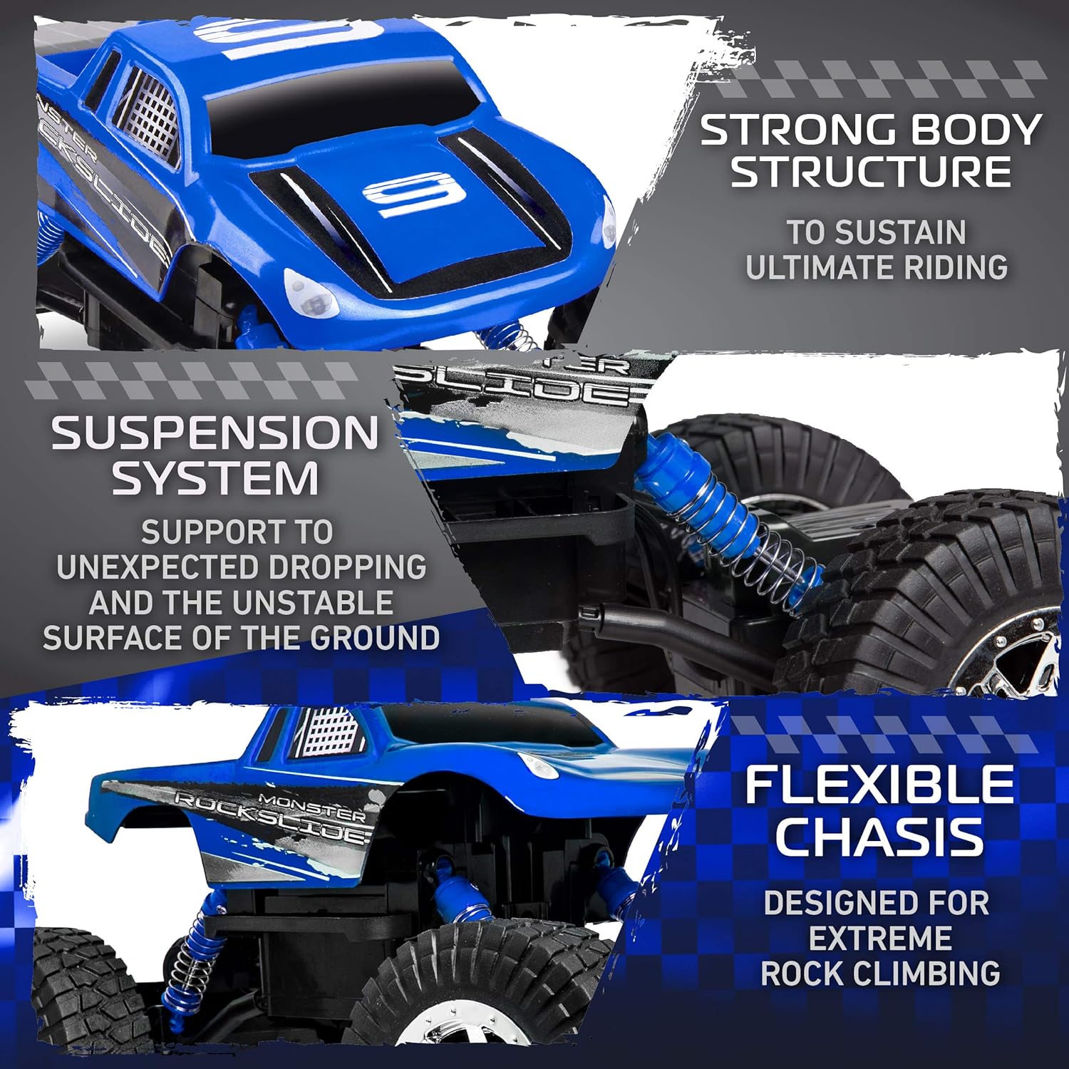 rc all terrain vehicle monster rockslide