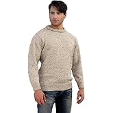 Aran Crafts Plain Crew Neck Sweater (100% Wool)