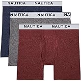 Nautica Men's Stretch Performance 3-Pack Boxer Briefs