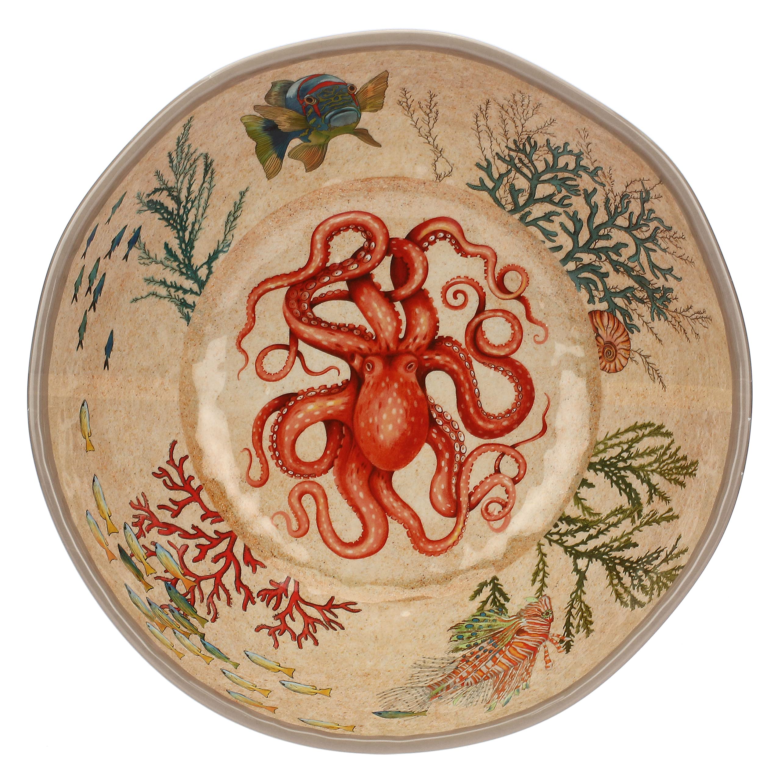 Nador Sea Life Salad Bowl 100% Melamine Ø 36 cm