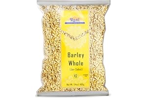 RANI BRAND AUTHENTIC INDIAN PRODUCTS Rani Barley (Jav) Whole With Husk (Non-hulled) 14oz (400g) ~ All Natural | Vegan | NON-GMO | Kosher | Indian Origin