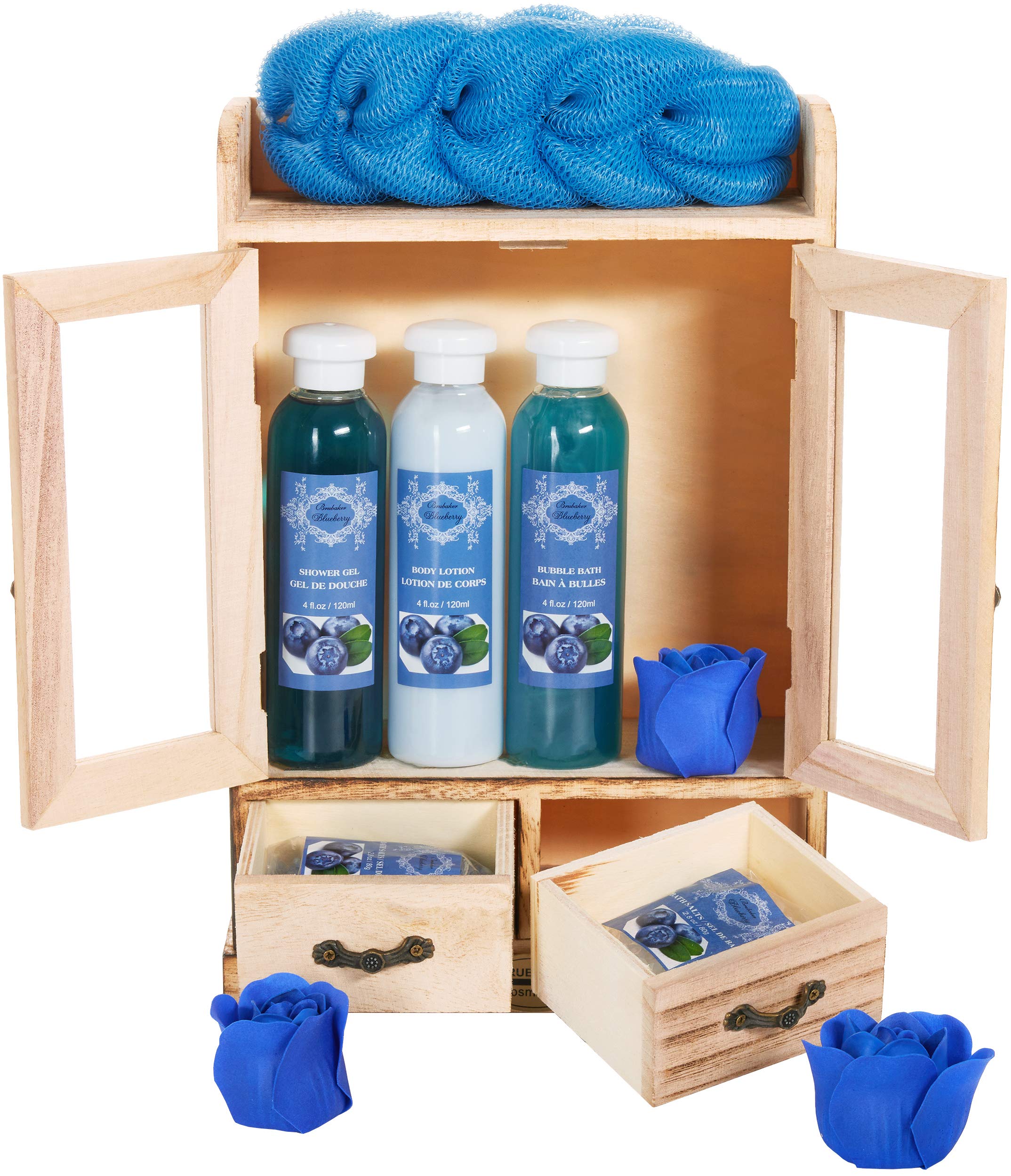 BRUBAKER Cosmetics 'Blueberry' Bath and Body Gift Set (10 Pieces)