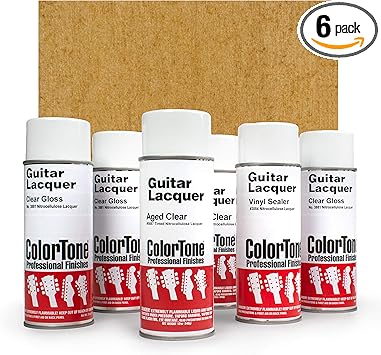 Colortone Aerosol Finishing Set With 50s Classic Color Lacquer Aged Clear Amazon Com