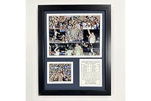 LEGENDS NEVER DIE, INC. UConn Men's Basketball | 2022-2023 National Champions | Framed Photo Collage | 2 Sizes (Mosaic, 12"x15")