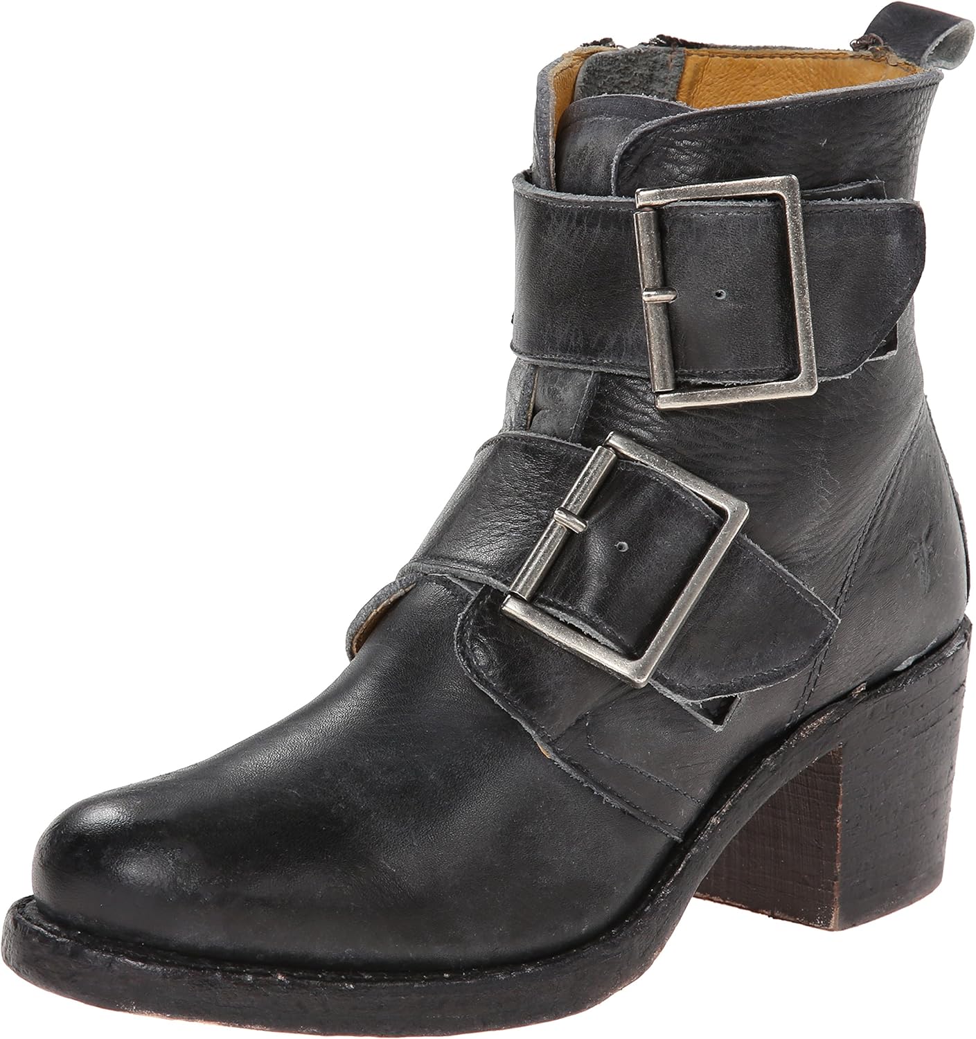 frye double buckle boot