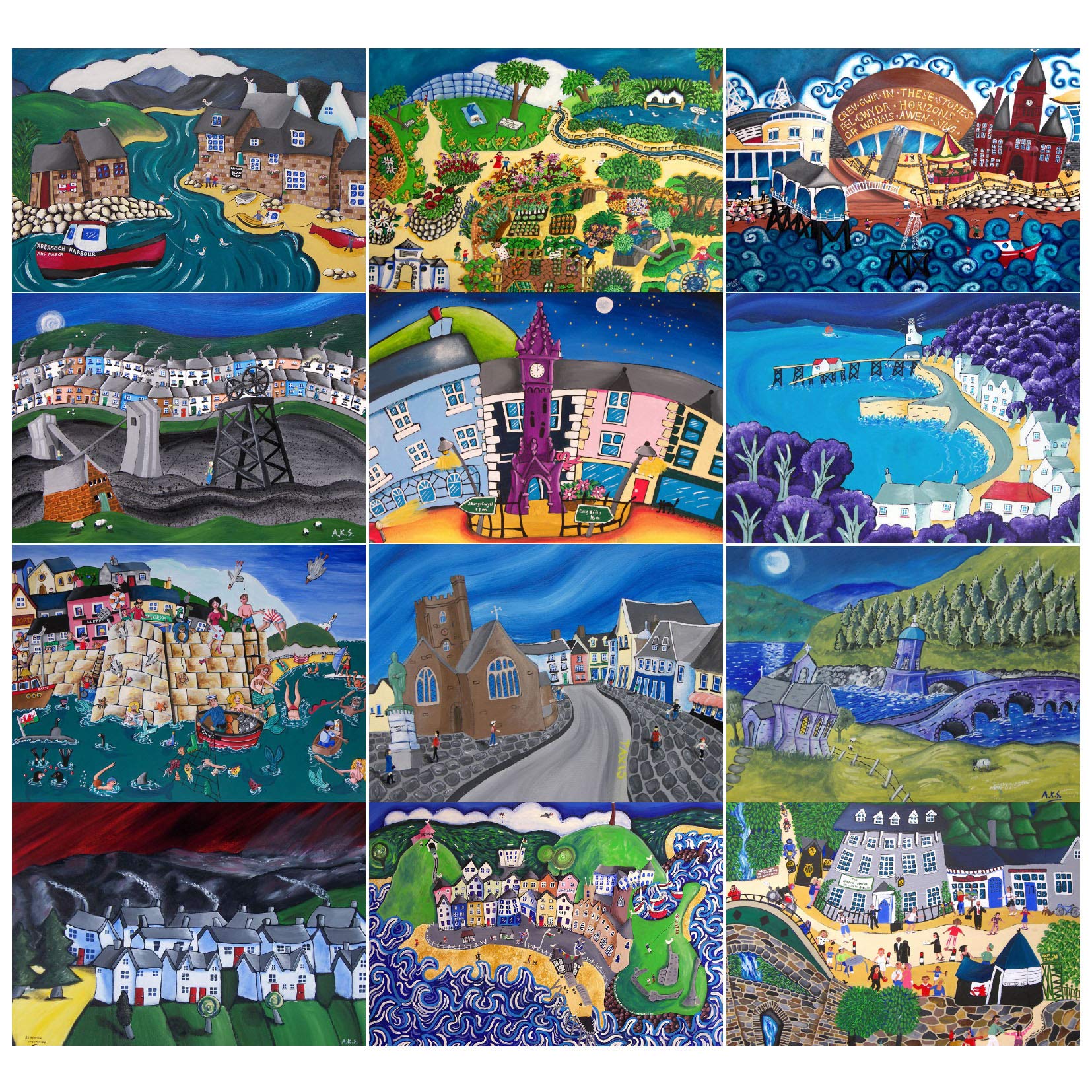 Welsh Country and Rural Greeting Cards by Amanda Skipsey