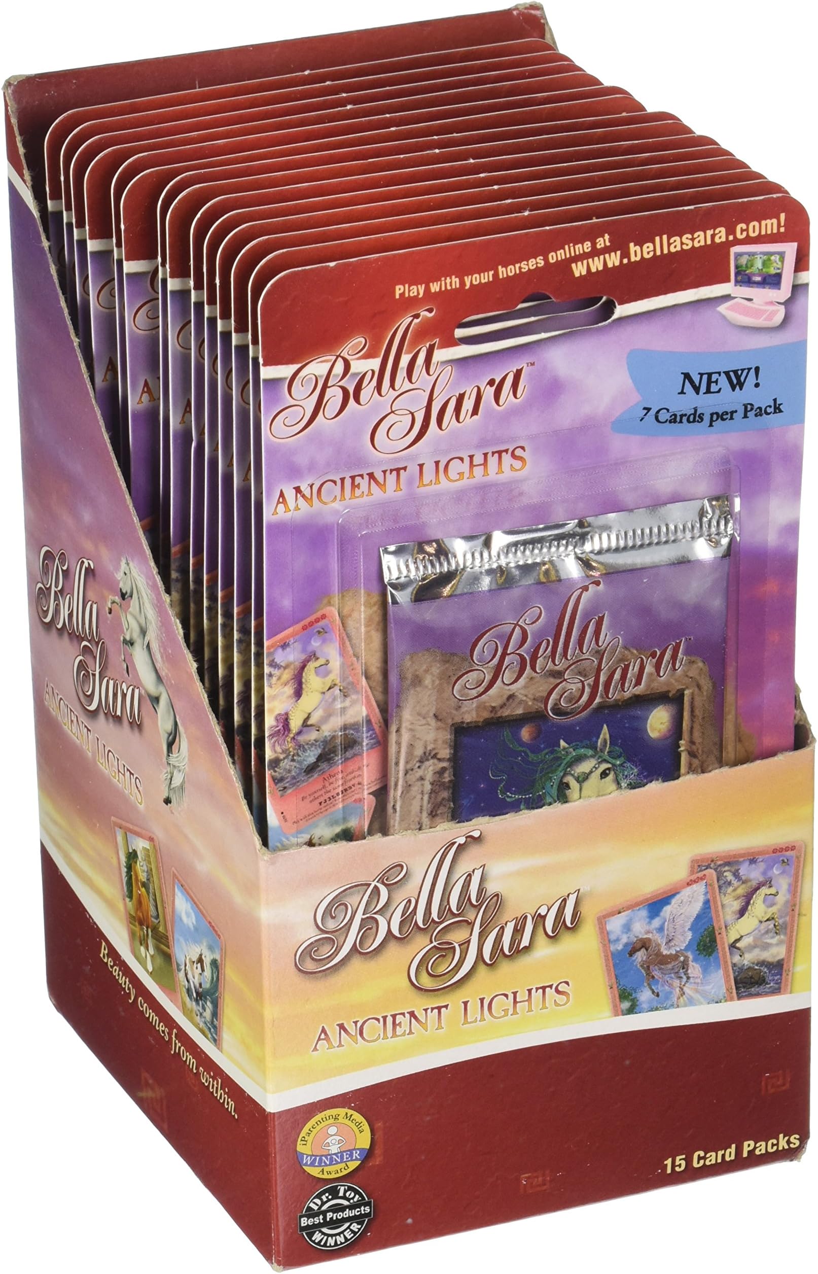 Bella Sara "Ancient Lights" Display Box with 15 Packs of Cards
