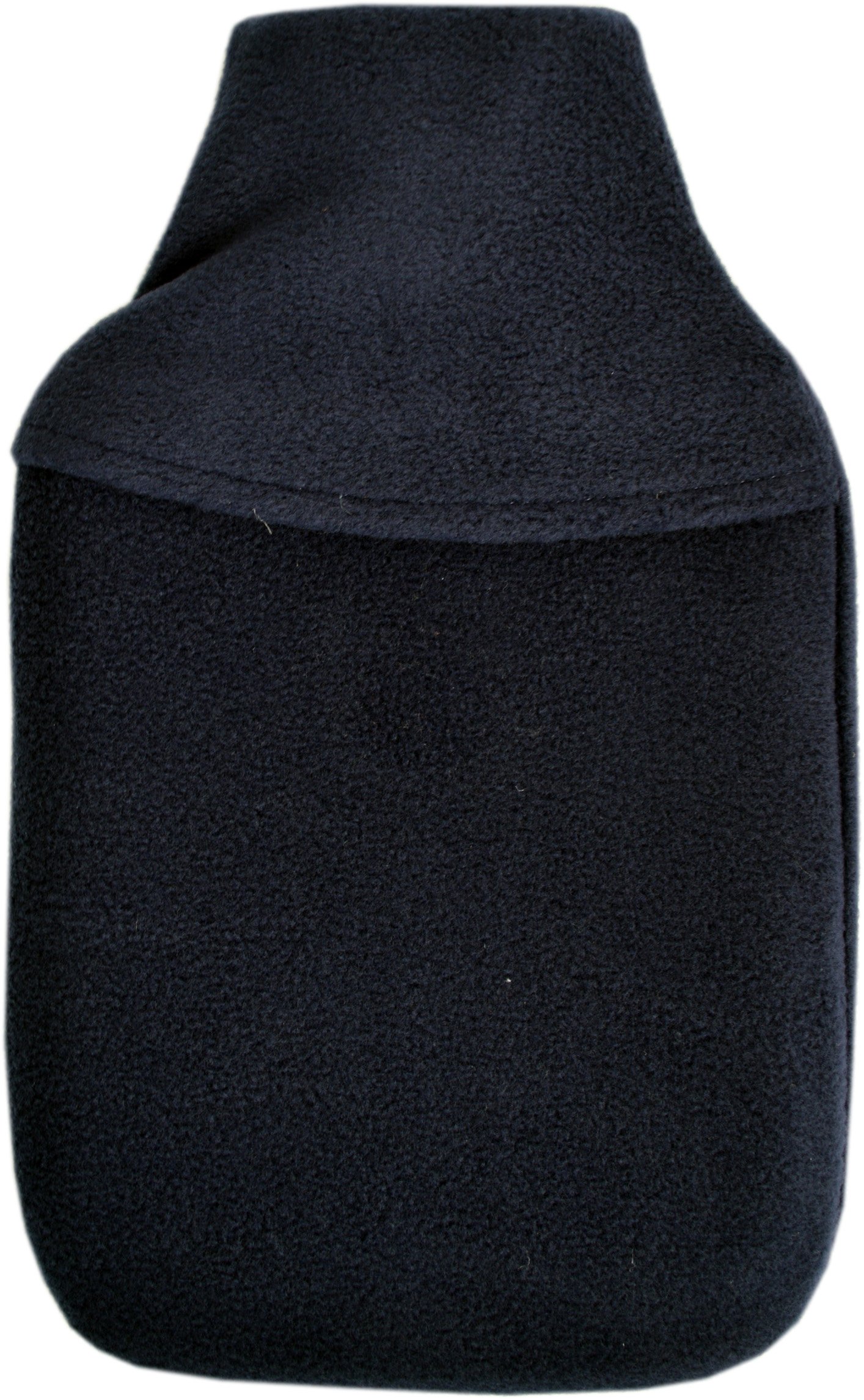 Vagabond Cosy Fleece Plain Navy Blue Cover and 2L Hot Water Bottle