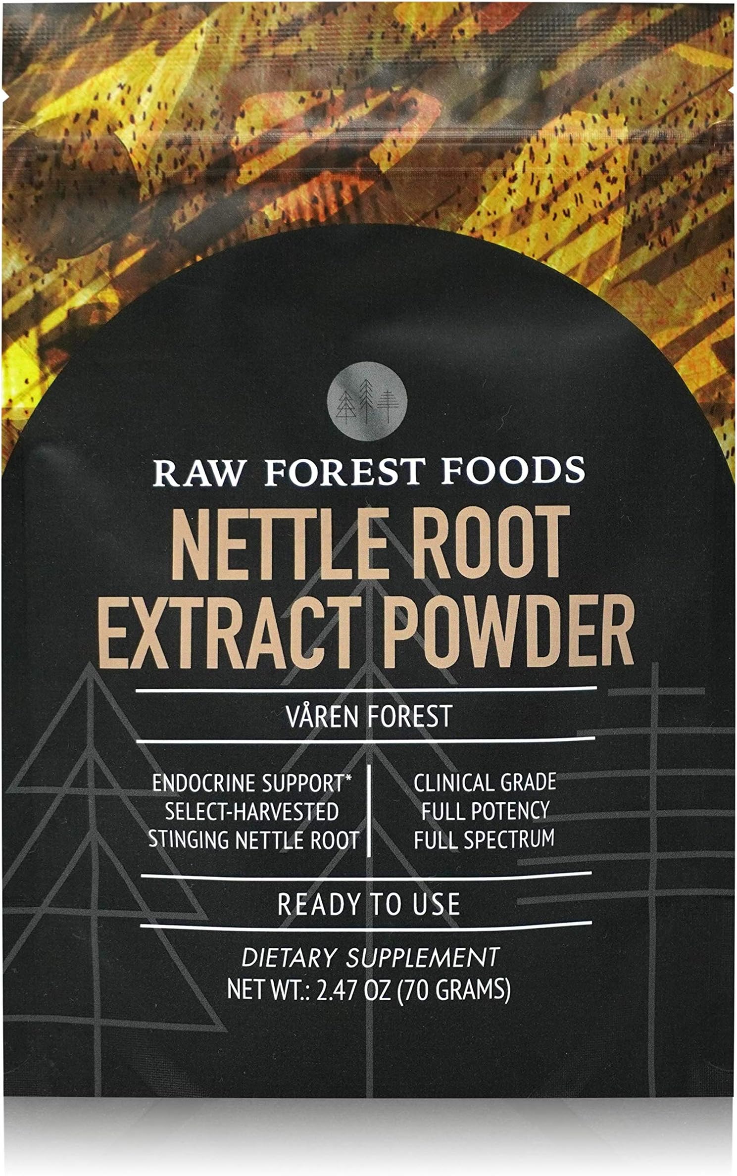 Nettle Root Extract Powder — Endocrine, Hormone, and Prostate Health Support — Highest Potency, Ultra-Pure Full-Spectrum Extract — Men & Women — No Fillers, Vegan, Gluten Free, Non-GMO — 70 Grams