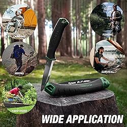 FLISSA Folding Hand Saw & Survival Knife, Bi-metal