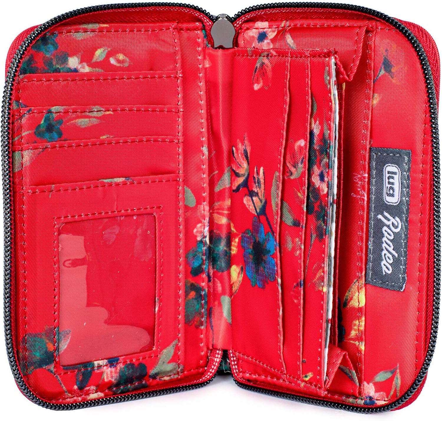  | Lug Women's Rodeo Travel Wallet, Bouquet Red, One Size | Travel Wallets