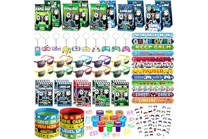 DMIGHT Video Game Party Favors Birthday Supplies for Kids Bags Game On Stuffer Gifts Boys Gamer Party Decorations