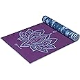 Gaiam Yoga Mat - Premium 6mm Print Reversible Extra Thick Non Slip Exercise & Fitness Mat for All Types of Yoga, Pilates & Fl