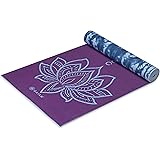 Gaiam Yoga Mat - Premium 6mm Print Reversible Extra Thick Non Slip Exercise & Fitness Mat for All Types of Yoga, Pilates & Fl