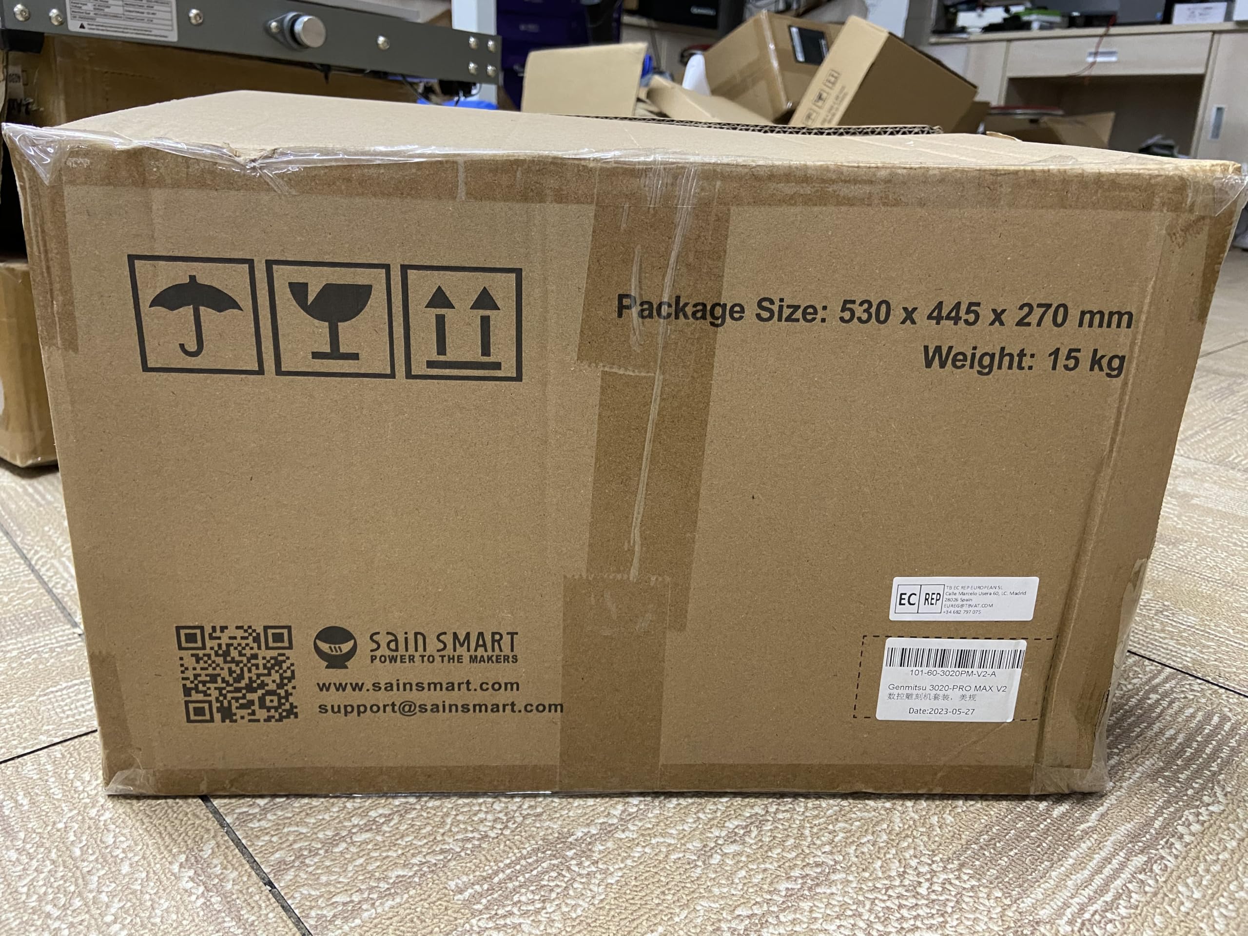 Genmitsu 3020-PRO MAX V2 CNC Router Machine, Upgraded 3 Axis Engraver for Metal, Wood, Acrylic, PCB MDF, New Structure & Offline Controller & 6pcs Limit Switches, Working Area 11.8 x 8.1 x 3.1 inch