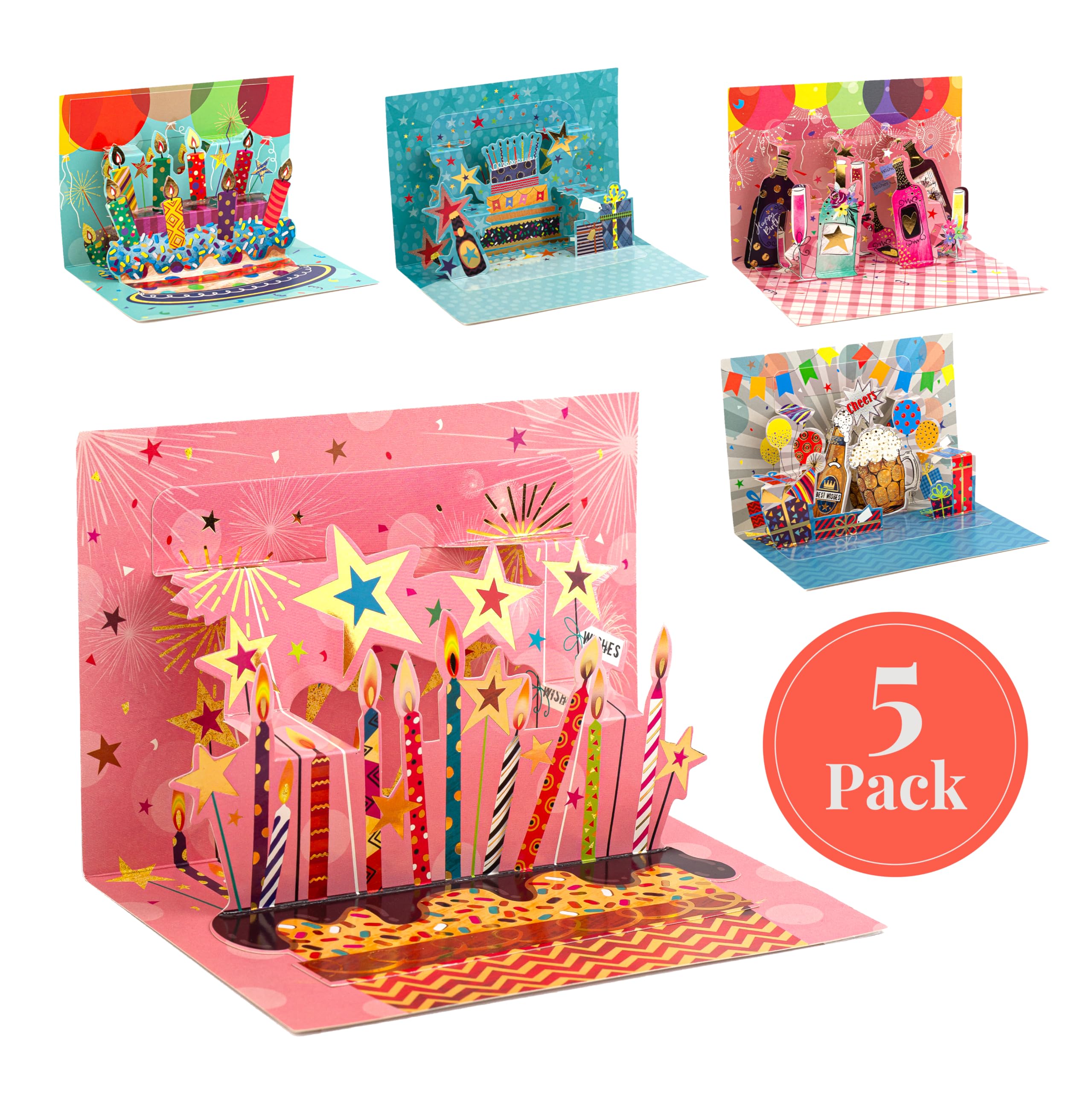 Mua Rileys Pop Up Cards - Pop Up Birthday Cards For Women And Men - 3D - View #13