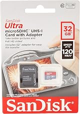 SanDisk 32GB Ultra microSDHC Card Full HD Video A1 App Performance UHS-I U1 +