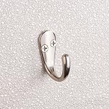 Select Hardware HK0209B 2X Single Robe Hooks Satin Nickel Pack of 2 view 3