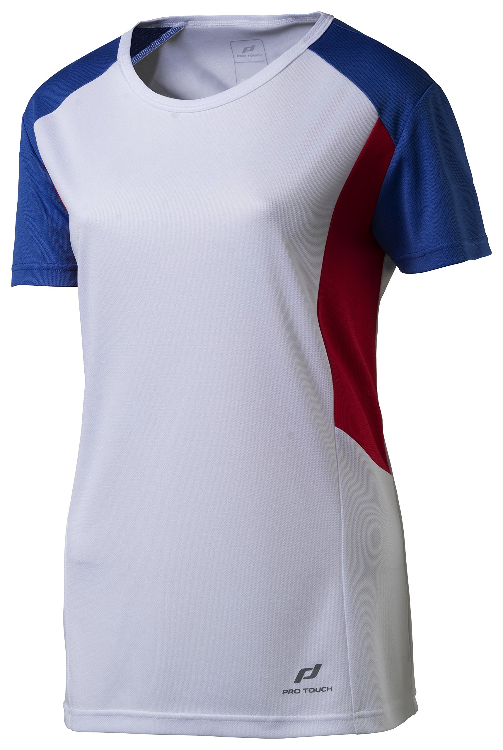 Pro Touch T-Shirt-4032686 Women's T-Shirt - White Blue Red, 34