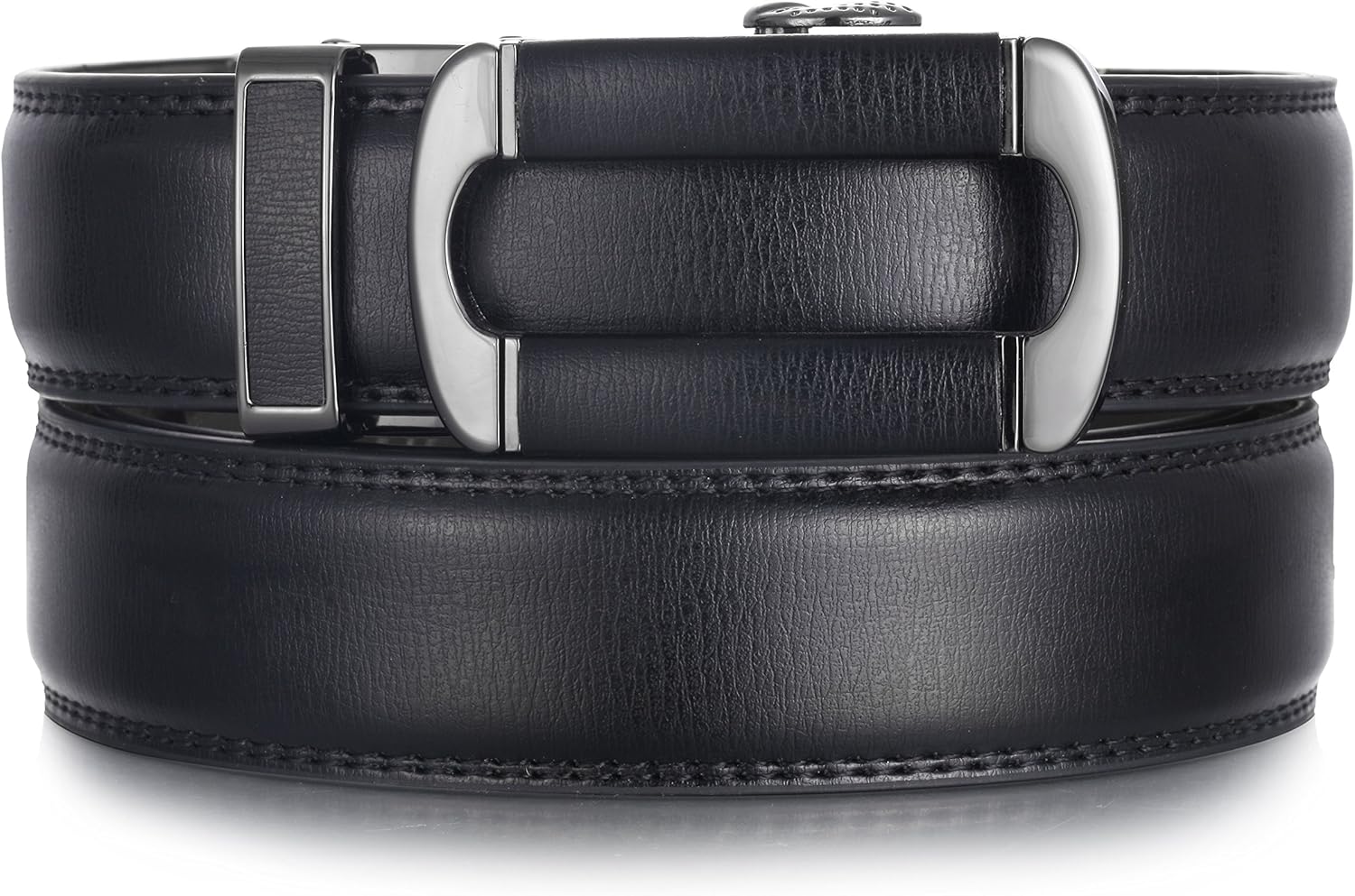 Mio Marino Ratchet Belts for Men - Genuine Leather Dress Belt - Automatic Buckle