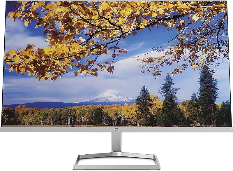 HP M27f 27" Full HD IPS Monitor 75Hz 5ms VGA 2 HDMI Silver Black