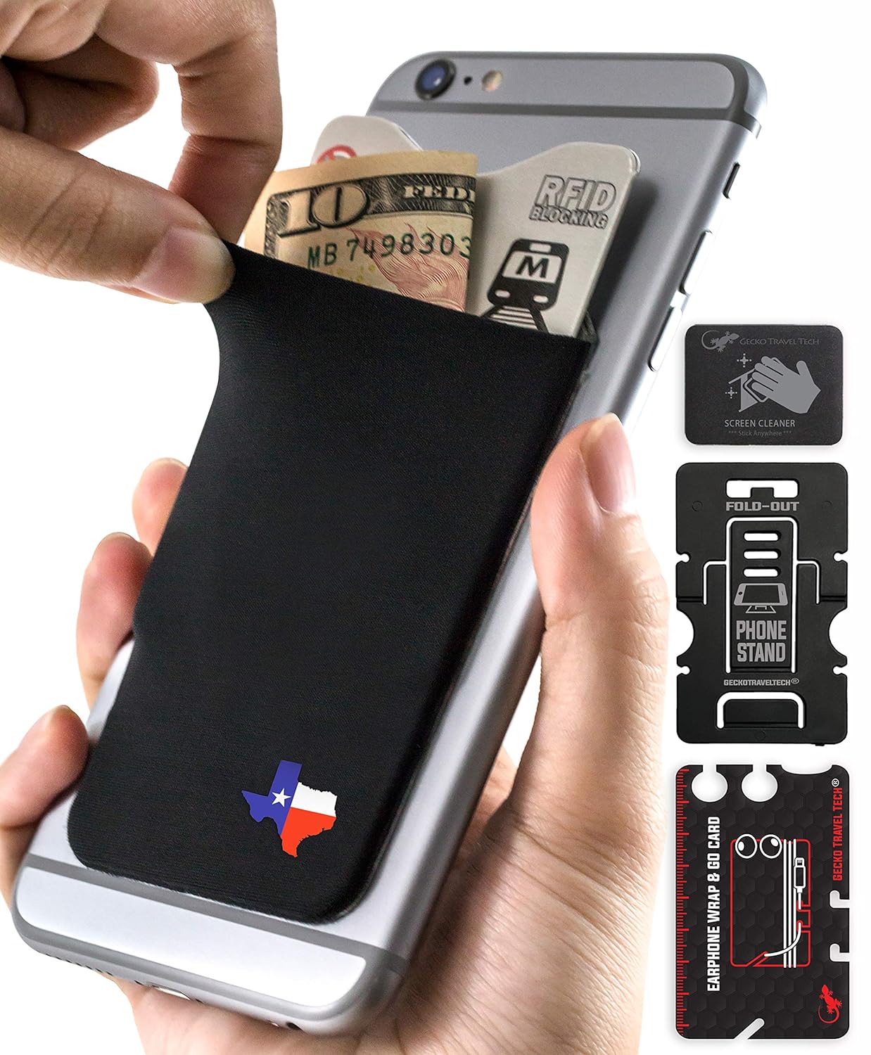 Texas - The Lone Star State - Texans Flag - Don't Mess with Texas - UTSA A&M - Texas Roadhouse - Texas Ranger Phone Wallet by Gecko - Texas