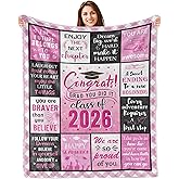 Wyhcxl Graduation Gifts, 2026 Graduation Gifts for Her/Women, Gifts for College Students, Best Gifts for High School Blanket 60"X 50"
