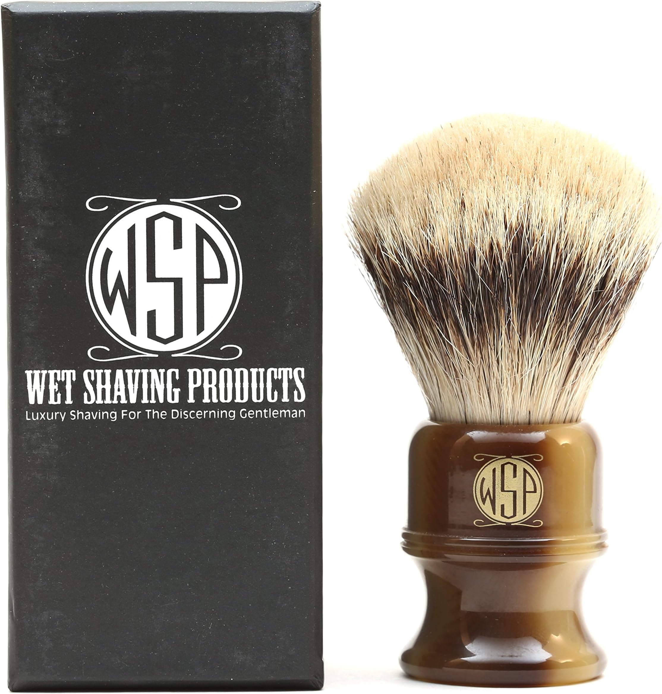 Shaving Brush High Mountain White Silvertip Badger Large (26mm) Extra Dense WSP "Stubby"