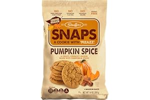 STAUFFERS Pumpkin Spice SNAPS Cookies - 14oz Bag - Pumpkin Spice Flavored Cookies with No High Fructose Corn Syrup, Artificial Flavors or Colors