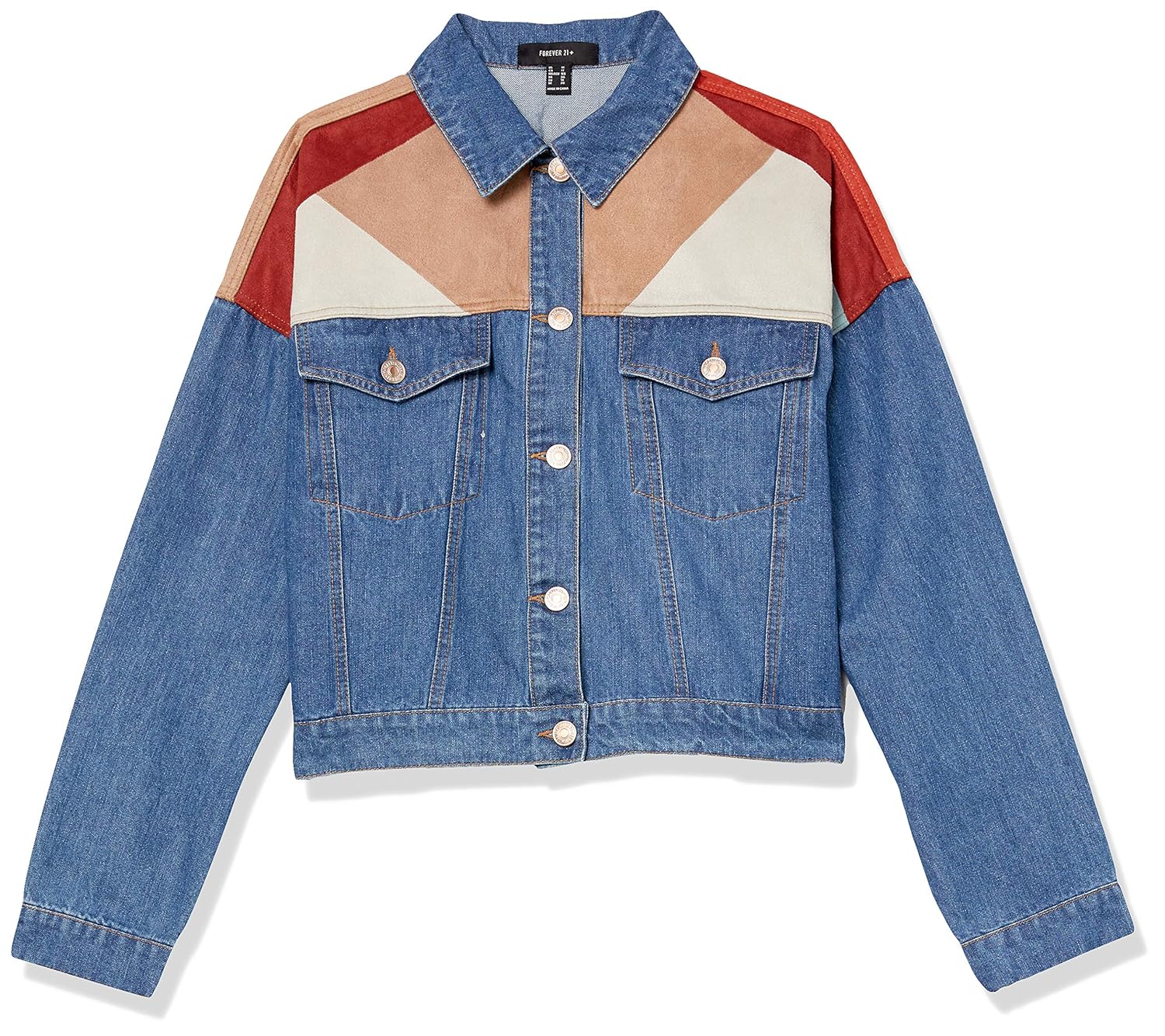 forever 21 plus size jean jacket