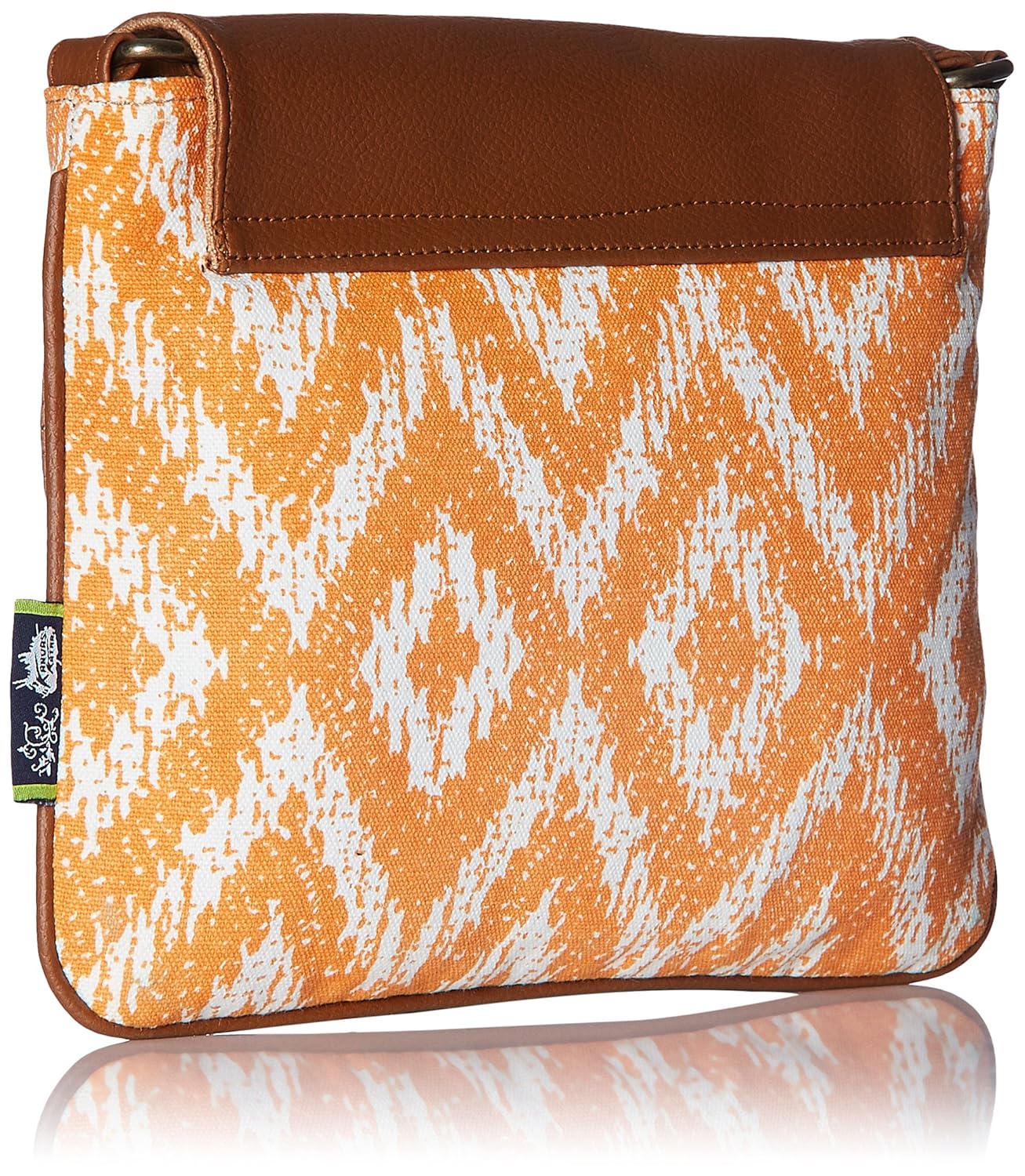 kanvas katha women's sling bag (brown) (kksnwv007)