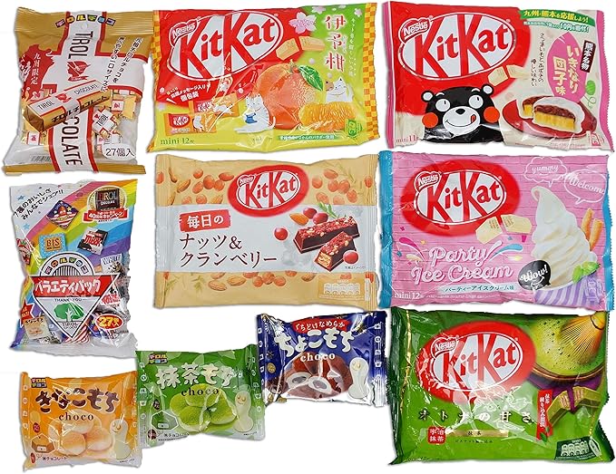 Amazon キットカット チロルチョコ 食べ比べセット チロルチョコ九州限定味入り 10袋 詰め合わせ バラエティ チョコ菓子スイーツ チョコレート菓子 通販