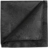 KissTies Mens Paisley Pocket Square Hanky