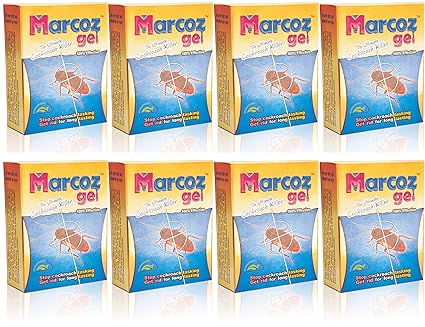 MMR Making Marvelous Marcoz Ultimate Cockroach Killer Gel (Red, Set of 8x10 ml)