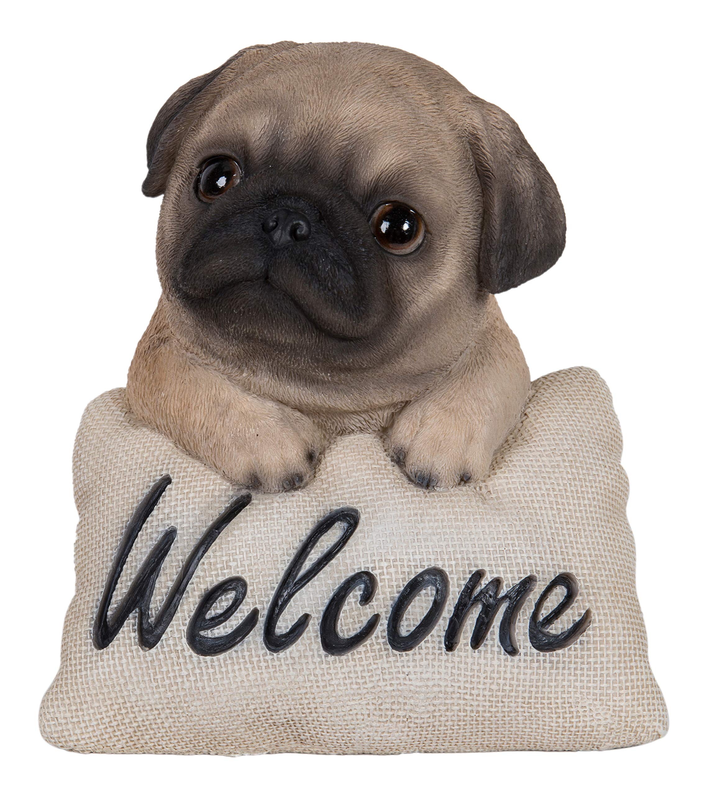 Vivid Arts - Pug Welcome Petpal Home or Garden Decoration (PW-PUGG-F)