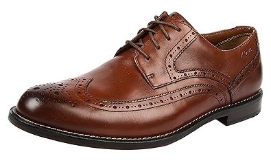 clarks brown brogues