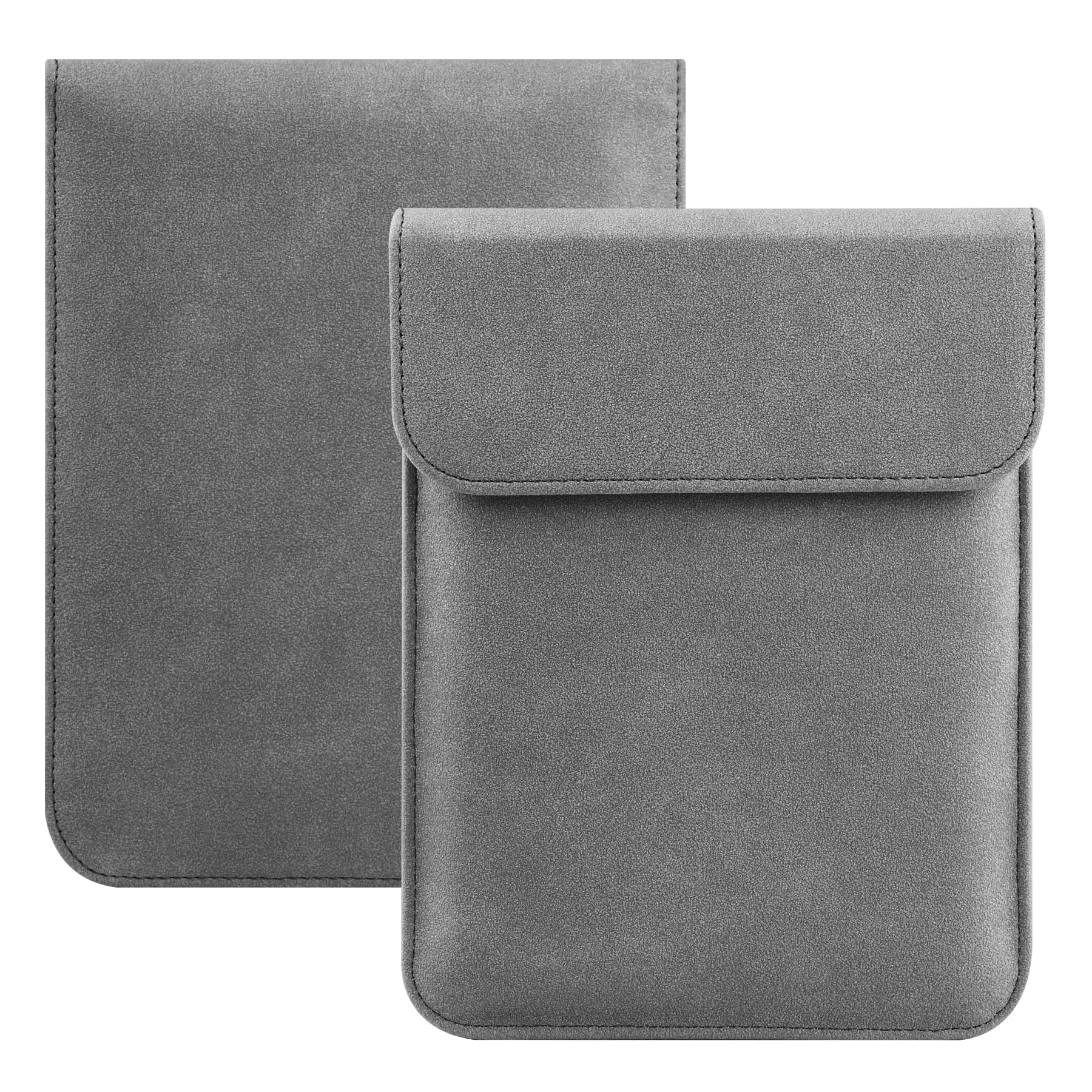 HoYiXi Sleeve Case for 6",6.8",7 Inch Kindle Paperwhite/Colorsoft/Signature Edition 2024-2012 Sleeve Bag Pouch Cover Case for 6 Inch - 6.8 Inch Kobo/Tolino/Pocketbook ebook Reader - Gray