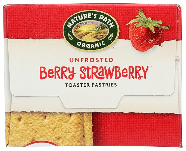 NATURE’S PATH TOASTER PASTRIES, STRAWBERRY UN-FROSTED, 6 CT