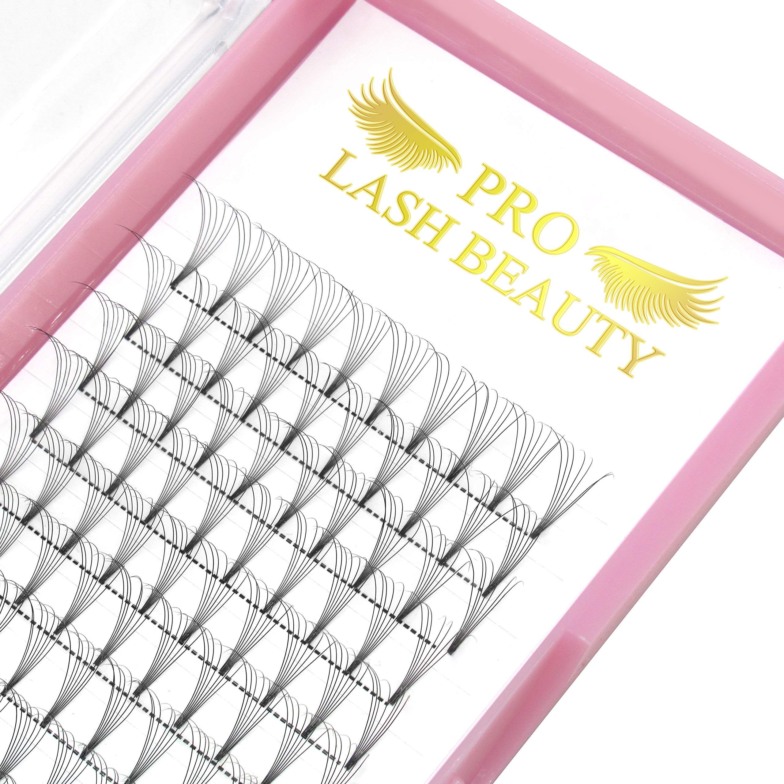 Premade Volume Eyelash Extensions 7D-C-0.07-15 Short Stem Premade Fans Eyelash Extensions 9 to 20 mm Pre made Lash Fans 3D 5D 7D Volume Lash Extensions .07 .10 C D Curl(7D-C-0.07,15mm)