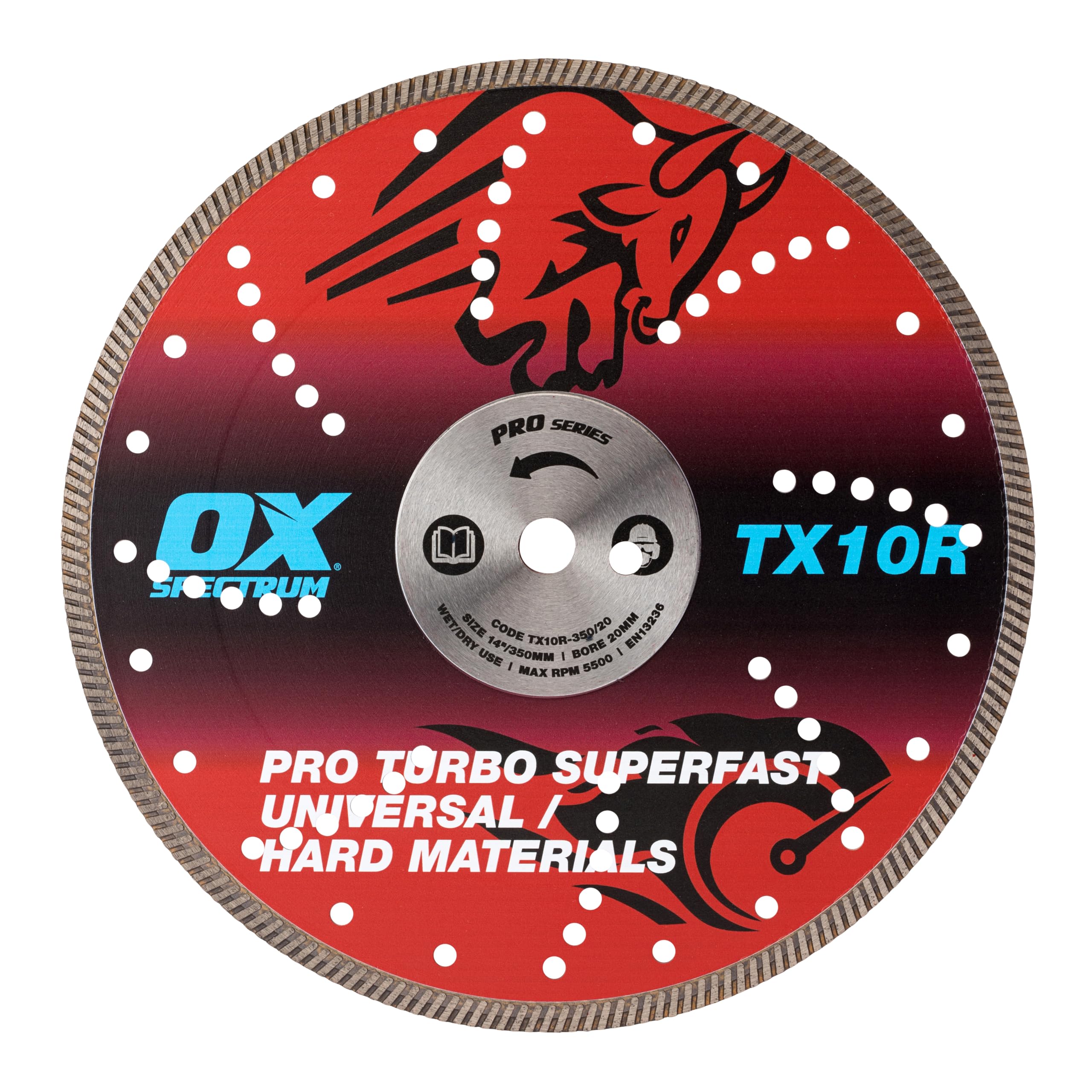 OX Tools TX10R-350/20, Red, 350/20mm