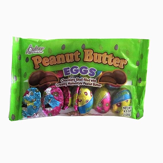 Palmer (1 bag) Easter Peanut Butter Eggs Chocolaty Shell