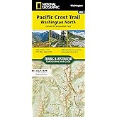 Pacific Crest Trail: Washington North Map [Canada to Snoqualmie Pass] (National Geographic Topographic Map Guide, 1002)