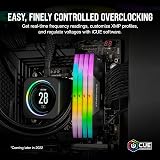 Corsair Vengeance RGB DDR5 32GB 6000MHz CL30 AMD EXPO Intel XMP Memory Gray view 4
