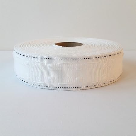 50mm 2 Wide Standard Pencil Pleat Header Curtain Tape Choice