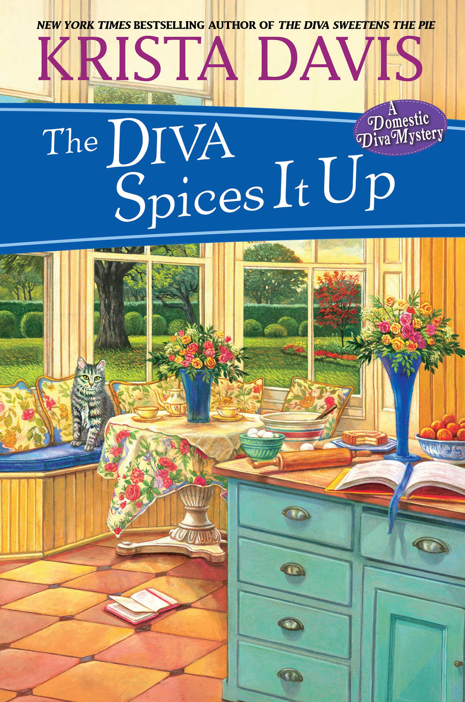 Amazon Com The Diva Spices It Up A Domestic Diva Mystery 9781496714749 Davis Krista Books