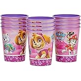 American Greetings Paw Patrol Party Supplies, Pink Plastic Cups (12-Count)