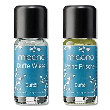 Duftole Von Miaono Wunderbare Welt Der Dufte Aromaole Fur Himmlichen Raumduft Dufte Wiese Reine Frische 2er Set 2x10ml Amazon De Beauty