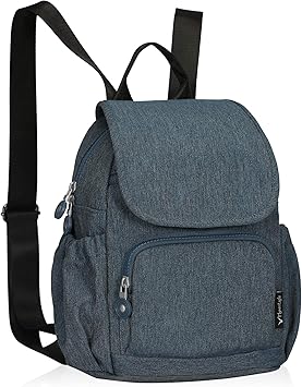 small blue rucksack