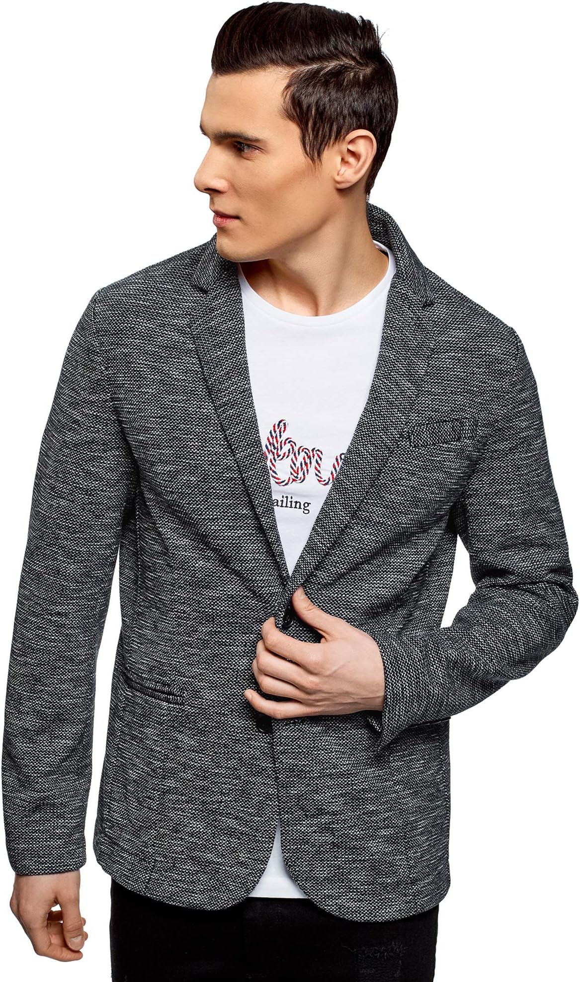 Ultra Men's Buttoned Jersey Cardigan