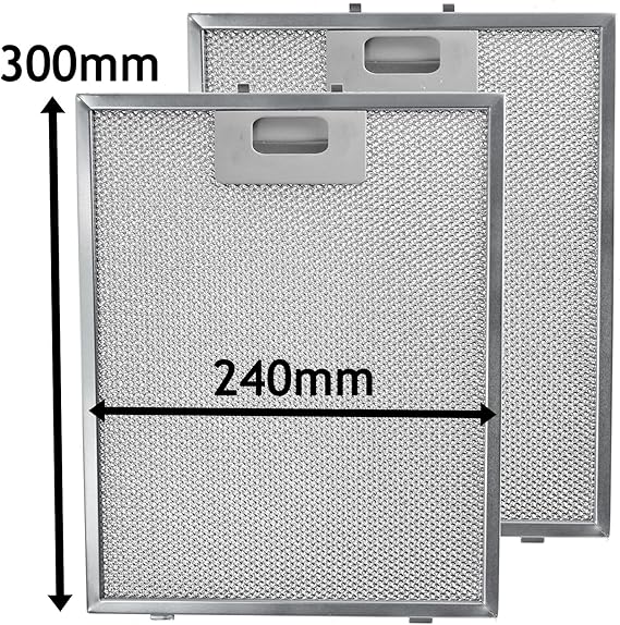 SPARES2GO Metal Mesh Filter for Stoves Cooker Hood/Kitchen Extractor